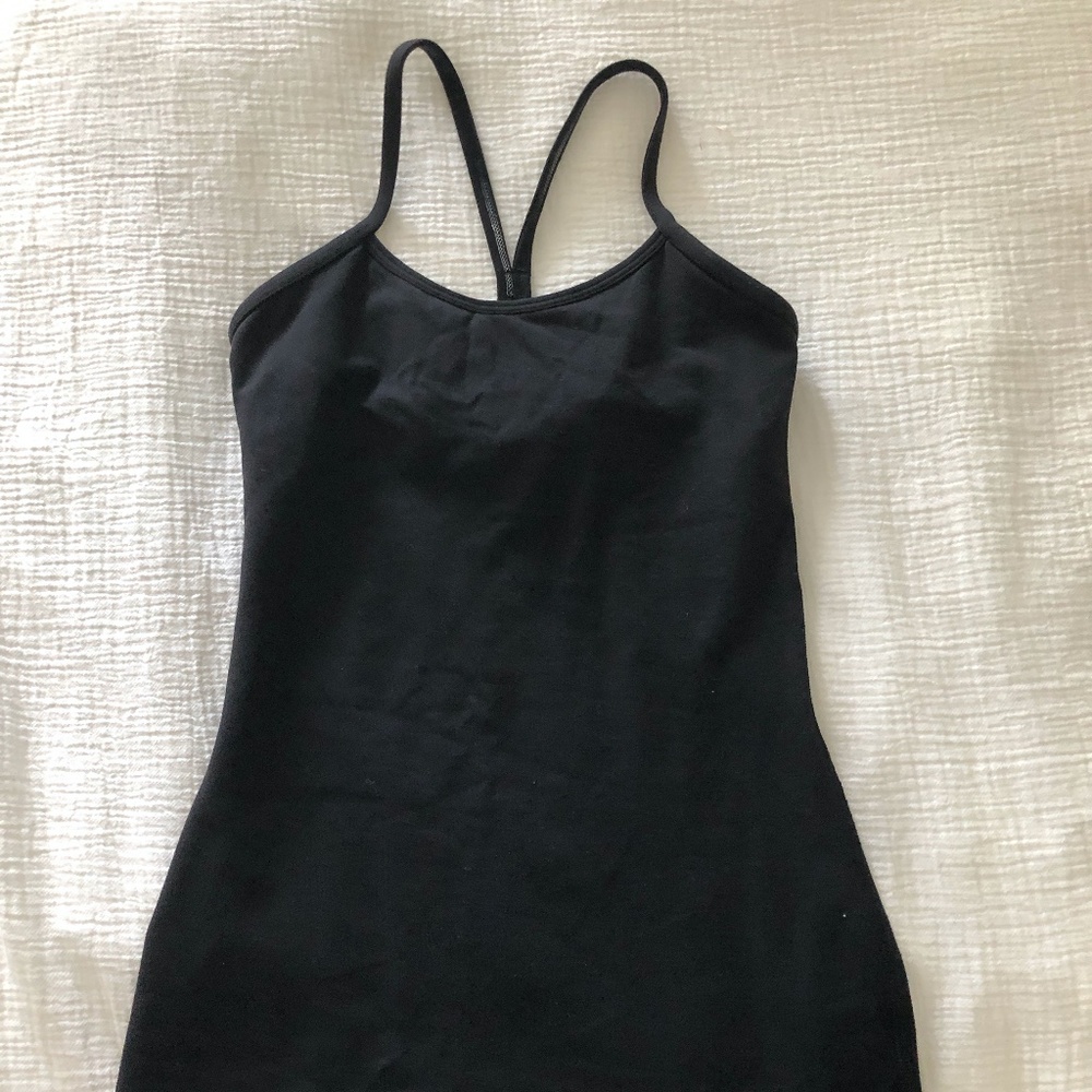 Skinny-strap racerback tank top